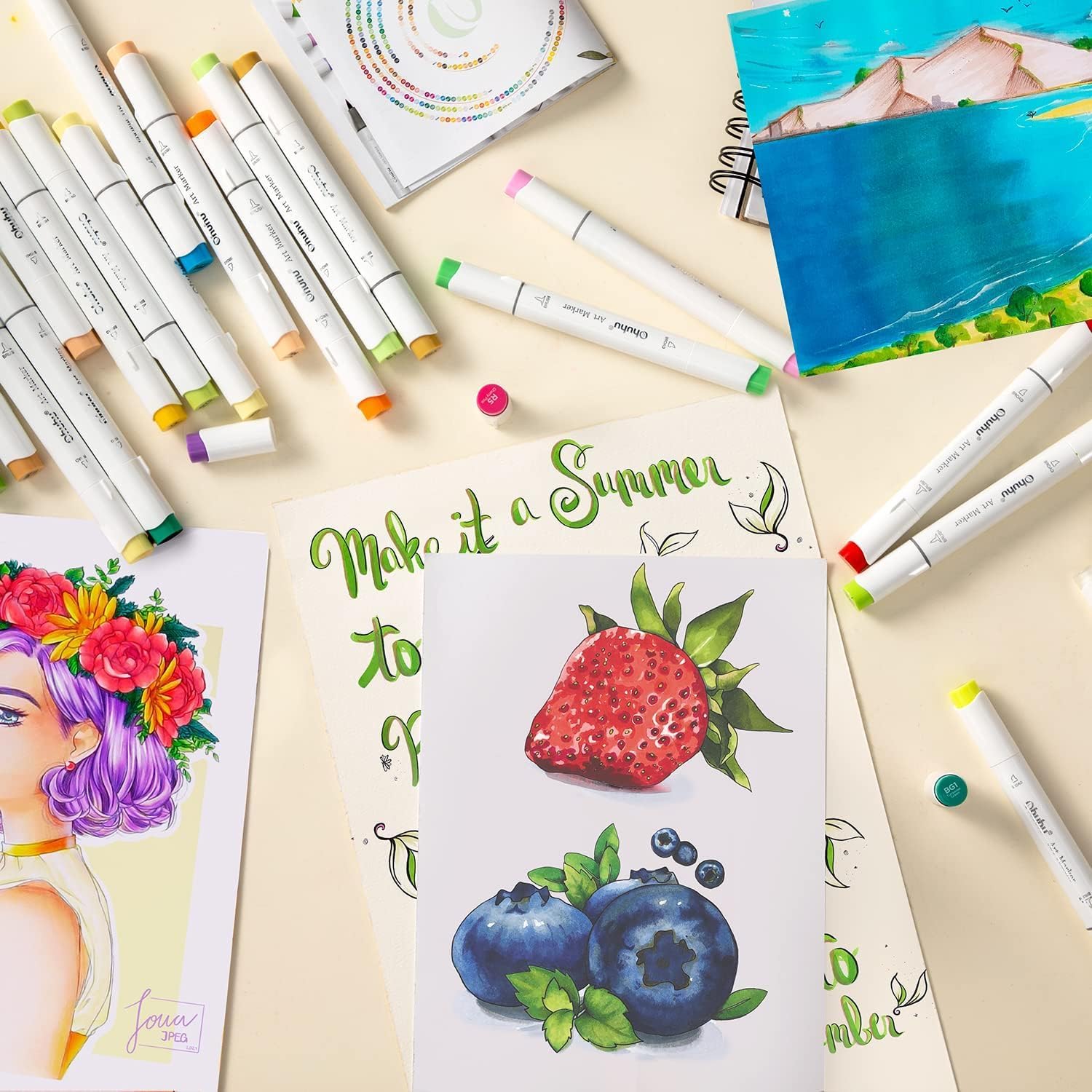 Ohuhu Alcohol Markers